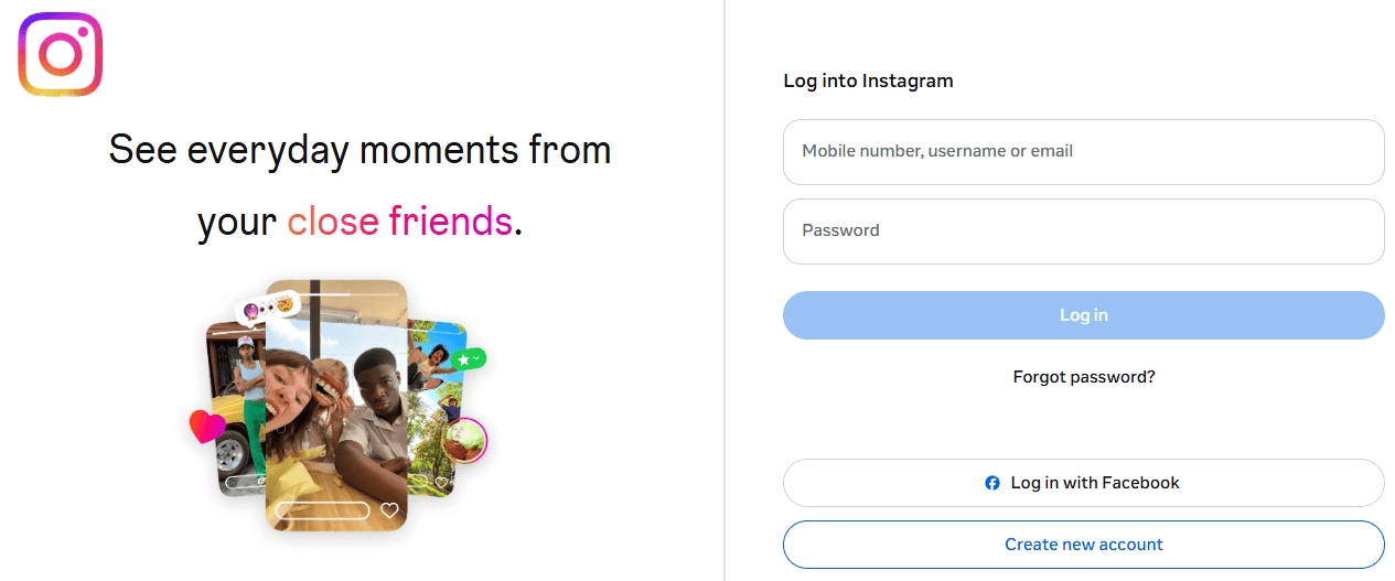 Instagram home