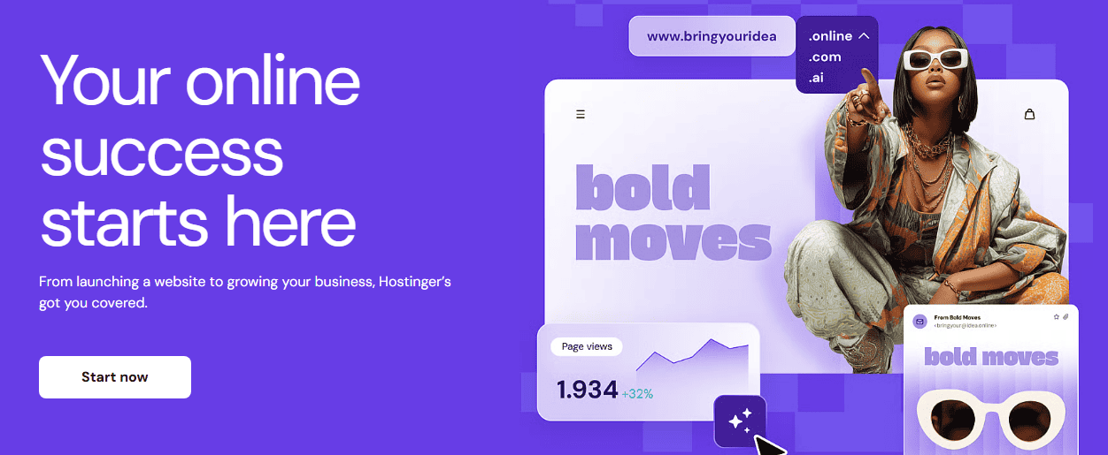 Hostinger homepage