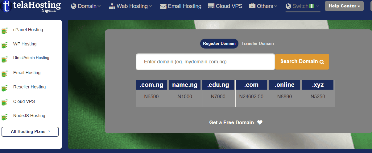 telaHosting Home