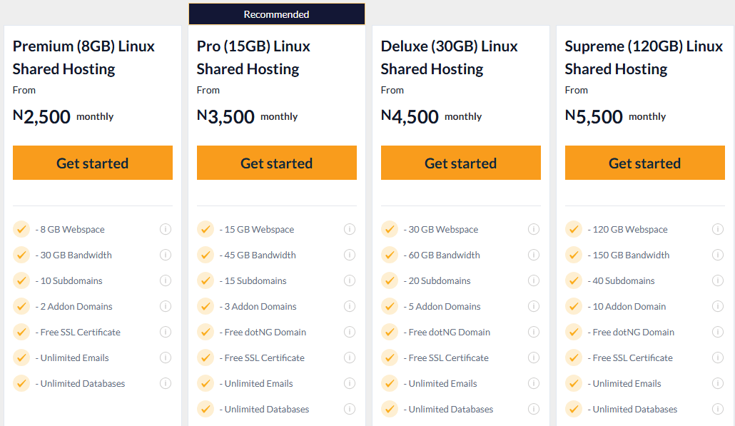 Go54 Shared Hosting