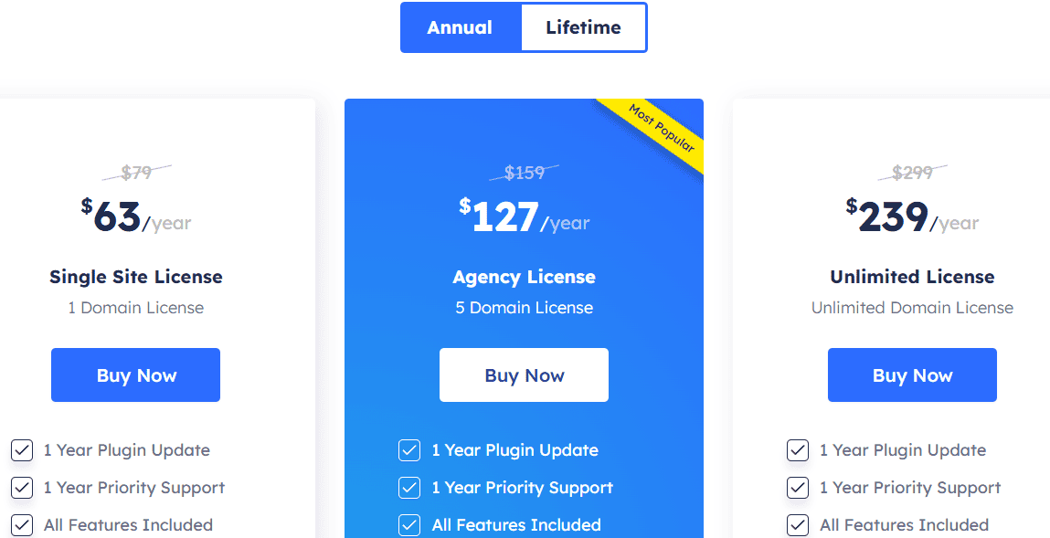 Fluent Forms Pricing and Plan