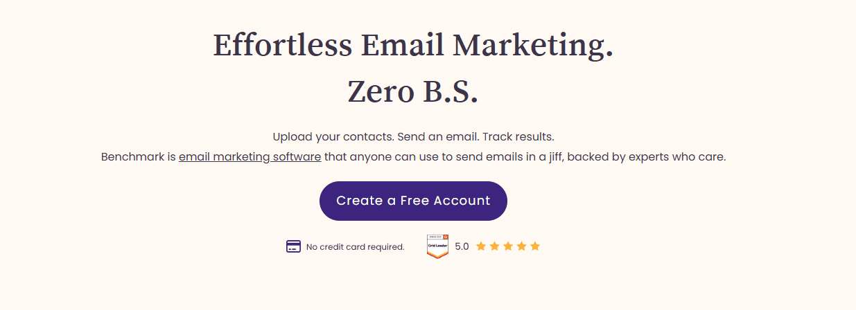 Benchmark Email Marketing