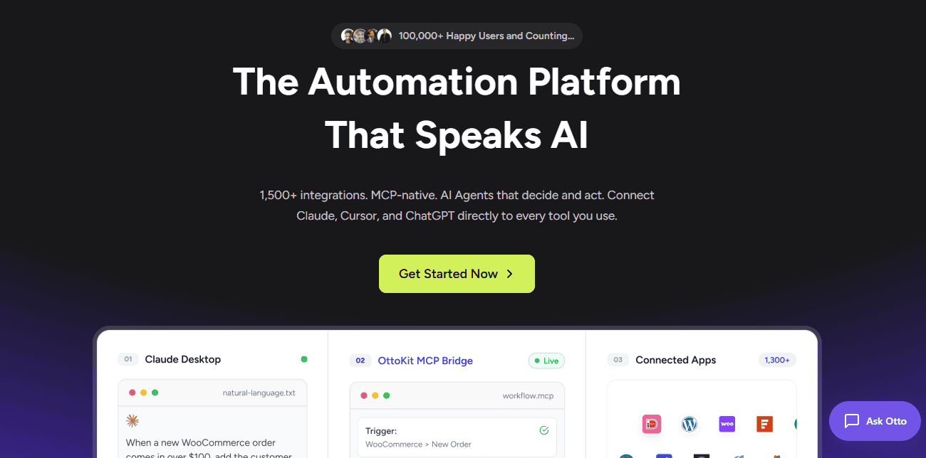 OttoKit Automation Homepage