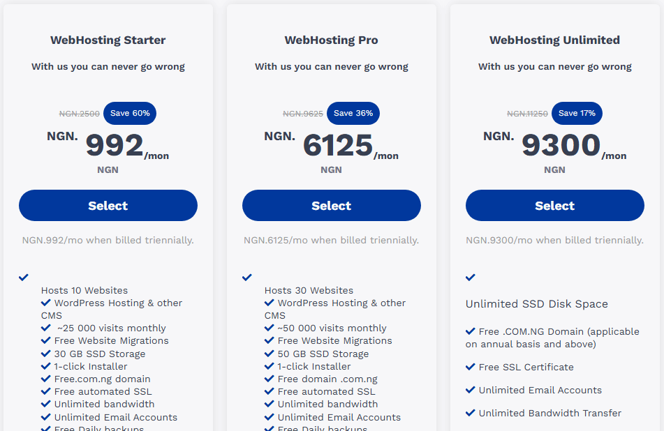 Truehost Shared Hosting