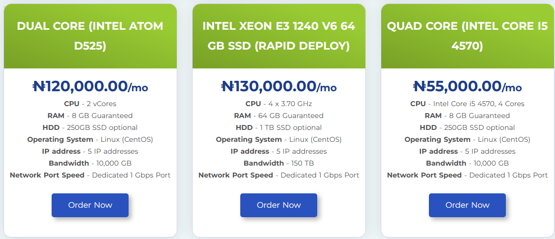 HostNowNow Dedicated Server