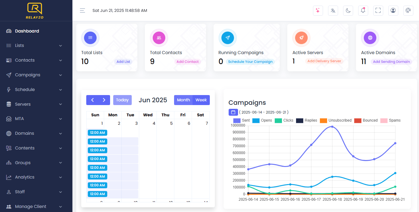 Relayzo Dashboard