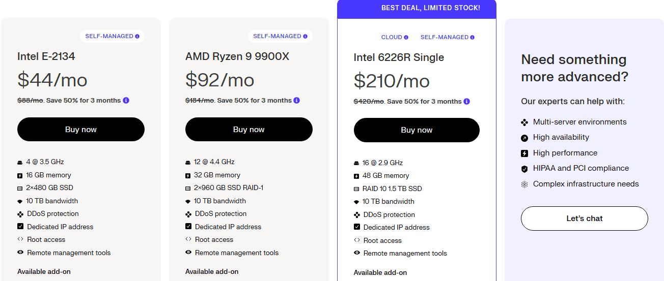 Liquid Web Dedicated Hosting