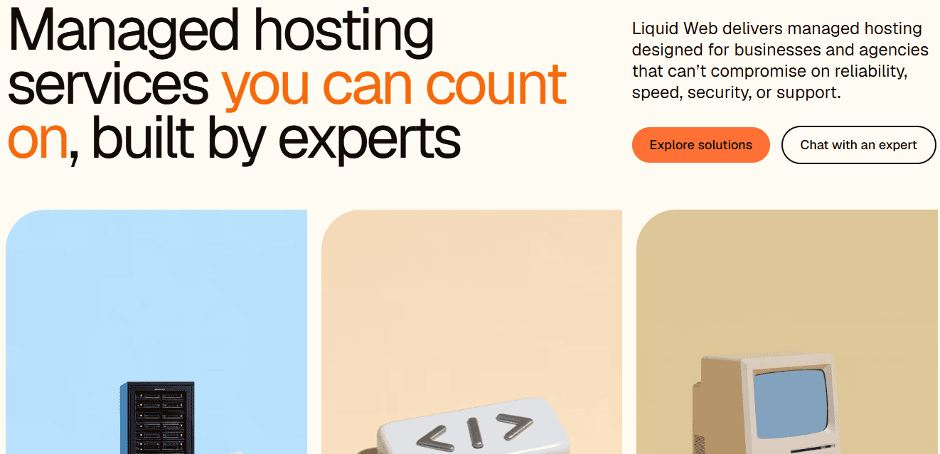 Liquid Web Homepage