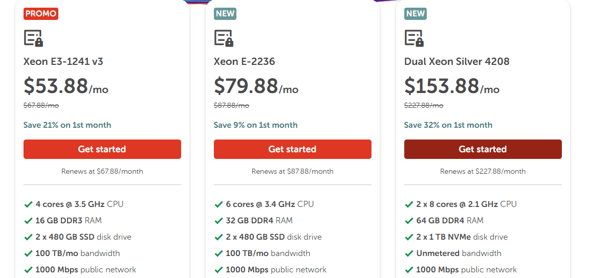 Namecheap Dedicated Hosting Price