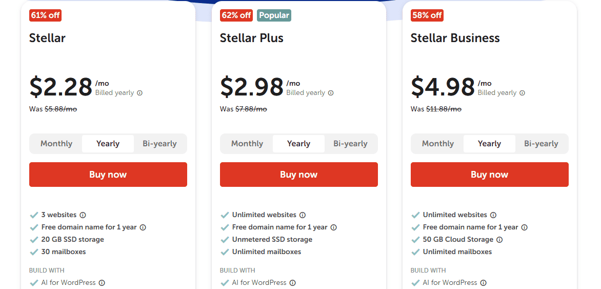 Namecheap Shared Hosting