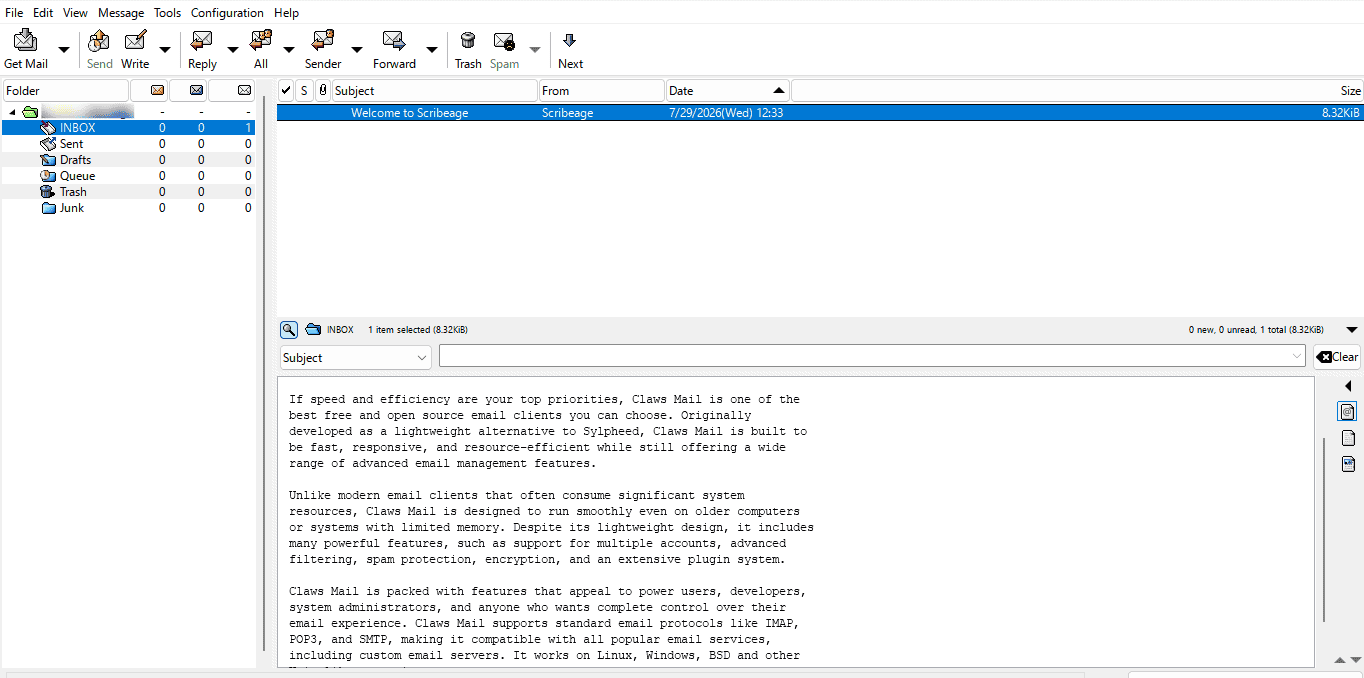 Claws Email Client