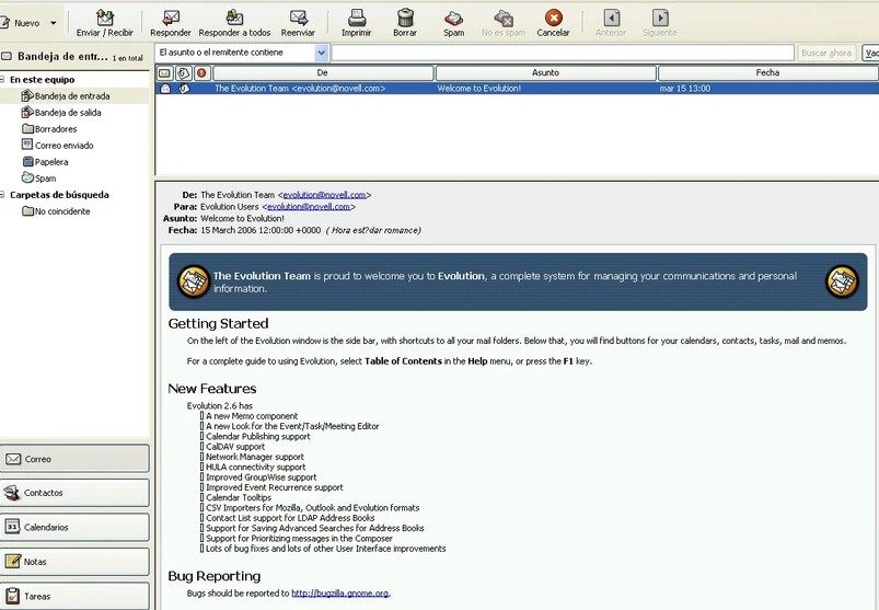 Evolution Email Client