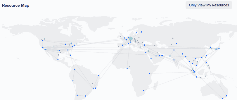 Zenlayer Global Data centres Map