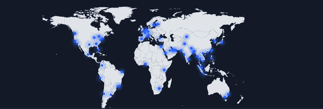 Zenlayer Global Data Centre Map